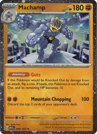 Machamp 068/165 (Cosmos Holo) 68 - [Miscellaneous Cards & Products] Holofoil