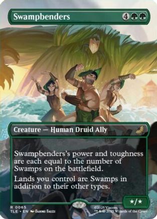 Swampbenders (Borderless) (TLE-065) - [Avatar: The Last Airbender: Eternal-Legal] Foil