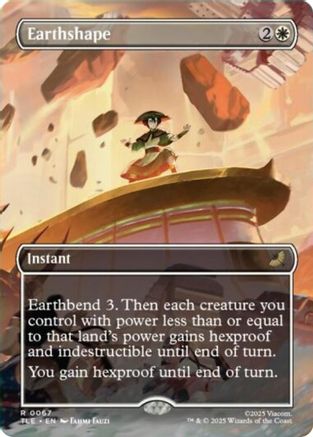Earthshape (Borderless) (TLE-067) - [Avatar: The Last Airbender: Eternal-Legal] Foil
