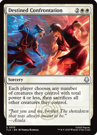Destined Confrontation (TLA-015) - [Avatar: The Last Airbender] Foil