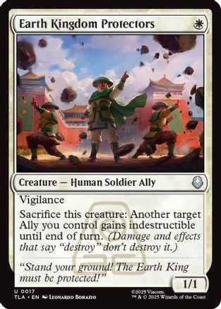 Earth Kingdom Protectors (TLA-017) - [Avatar: The Last Airbender] Foil