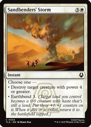 Sandbenders' Storm (TLA-034) - [Avatar: The Last Airbender] Foil