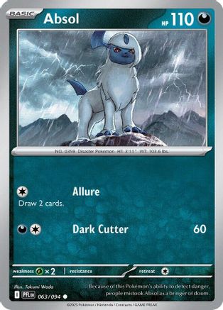 Absol 63 - [ME02 Phantasmal Flames] Reverse Holofoil