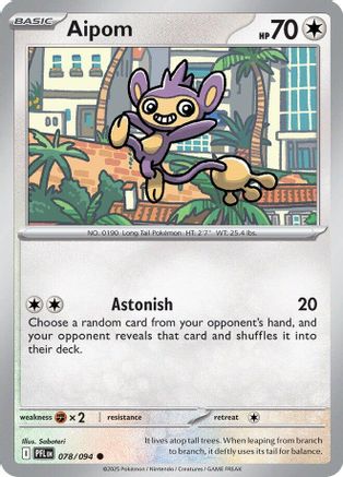 Aipom 78 - [ME02 Phantasmal Flames]
