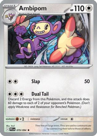 Ambipom - 079/094 79 - [ME02 Phantasmal Flames] Holofoil