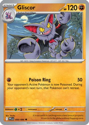 Gliscor 50 - [ME02 Phantasmal Flames] Reverse Holofoil
