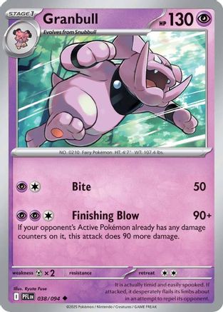 Granbull 38 - [ME02 Phantasmal Flames] Reverse Holofoil