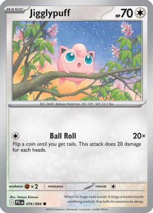 Jigglypuff 76 - [ME02 Phantasmal Flames] Reverse Holofoil
