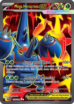 Mega Heracross ex - 108/094 108 - [ME02 Phantasmal Flames] Holofoil