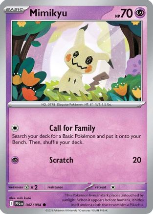 Mimikyu 42 - [ME02 Phantasmal Flames]