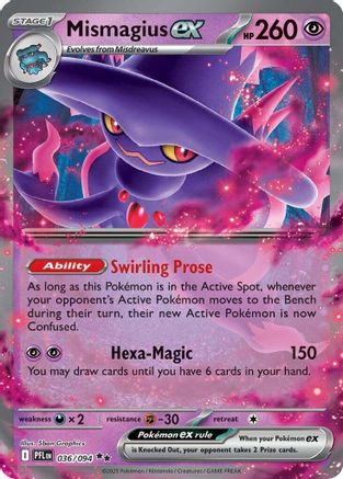 Mismagius ex - 036/094 36 - [ME02 Phantasmal Flames] Holofoil