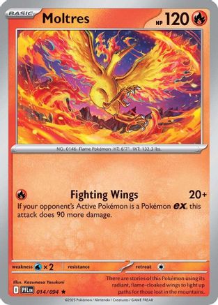 Moltres 14 - [ME02 Phantasmal Flames] Reverse Holofoil