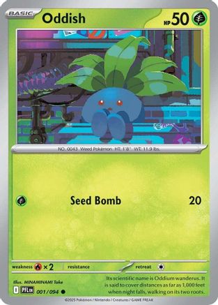 Oddish 1 - [ME02 Phantasmal Flames] Reverse Holofoil