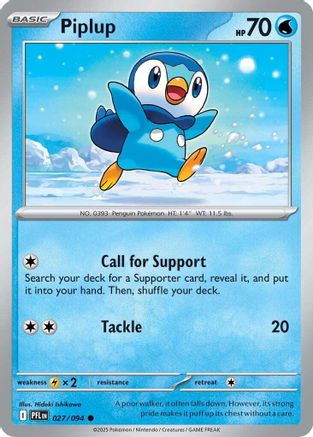 Piplup - 027/094 27 - [ME02 Phantasmal Flames]