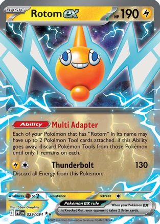 Rotom ex - 029/094 29 - [ME02 Phantasmal Flames] Holofoil
