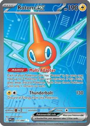 Rotom ex - 111/094 111 - [ME02 Phantasmal Flames] Holofoil
