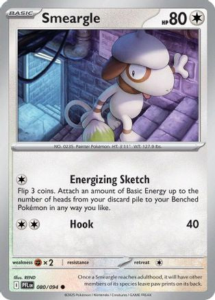 Smeargle 80 - [ME02 Phantasmal Flames] Reverse Holofoil