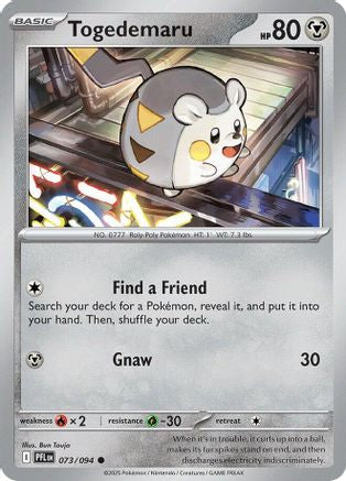 Togedemaru - 073/094 73 - [ME02 Phantasmal Flames] Reverse Holofoil
