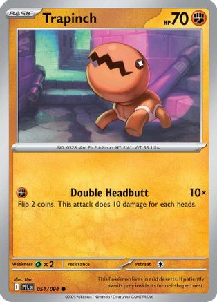 Trapinch 51 - [ME02 Phantasmal Flames] Reverse Holofoil