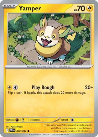 Yamper - 030/094 30 - [ME02 Phantasmal Flames] Reverse Holofoil