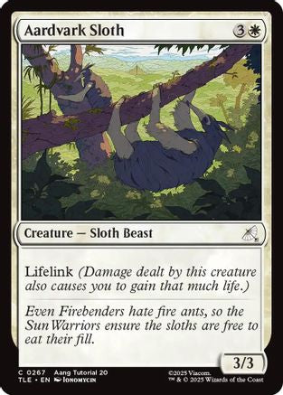 Aardvark Sloth (0267) (TLE-267) - [Avatar: The Last Airbender: Eternal-Legal]