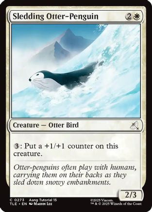 Sledding Otter-Penguin (0273) (TLE-273) - [Avatar: The Last Airbender: Eternal-Legal]