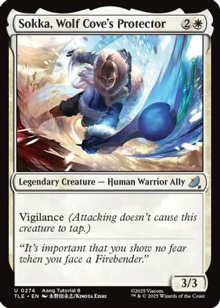 Sokka, Wolf Cove's Protector (0274) (TLE-274) - [Avatar: The Last Airbender: Eternal-Legal]