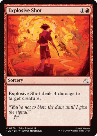 Explosive Shot (0279) (TLE-279) - [Avatar: The Last Airbender: Eternal-Legal]