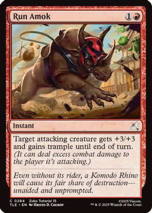 Run Amok (0284) (TLE-284) - [Avatar: The Last Airbender: Eternal-Legal]