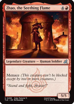 Zhao, the Seething Flame (0286) (TLE-286) - [Avatar: The Last Airbender: Eternal-Legal]