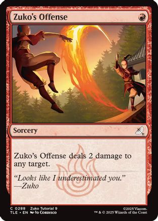 Zuko's Offense (0288) (TLE-288) - [Avatar: The Last Airbender: Eternal-Legal]