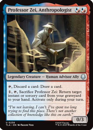 Professor Zei, Anthropologist (TLA-238) - [Avatar: The Last Airbender]