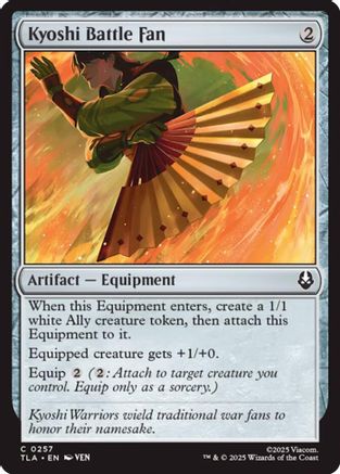 Kyoshi Battle Fan (TLA-257) - [Avatar: The Last Airbender] Foil
