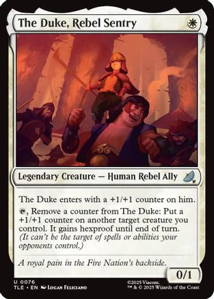 The Duke, Rebel Sentry (TLE-076) - [Avatar: The Last Airbender: Eternal-Legal] Foil
