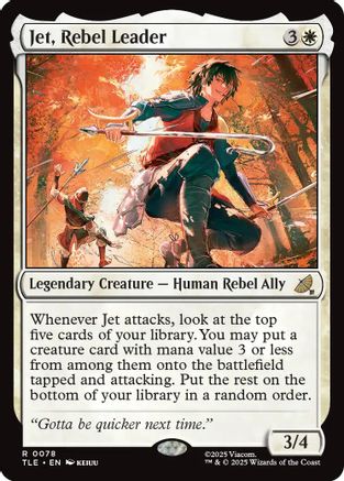 Jet, Rebel Leader (TLE-078) - [Avatar: The Last Airbender: Eternal-Legal] Foil
