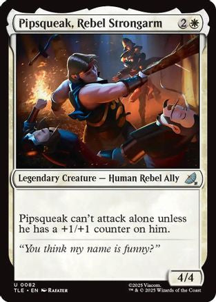 Pipsqueak, Rebel Strongarm (TLE-082) - [Avatar: The Last Airbender: Eternal-Legal] Foil