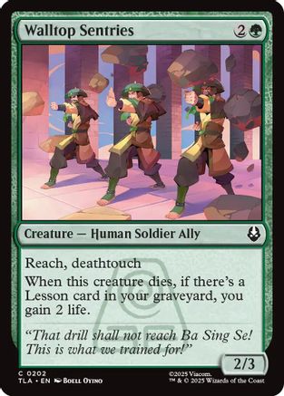 Walltop Sentries (TLA-202) - [Avatar: The Last Airbender]
