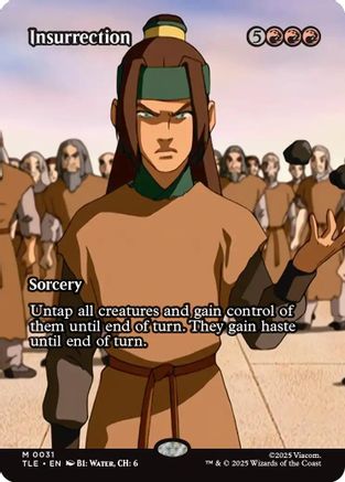 Insurrection (Borderless) (TLE-031) - [Avatar: The Last Airbender: Eternal-Legal] Foil