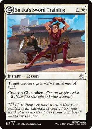 Sokka's Sword Training (TLE-084) - [Avatar: The Last Airbender: Eternal-Legal] Foil