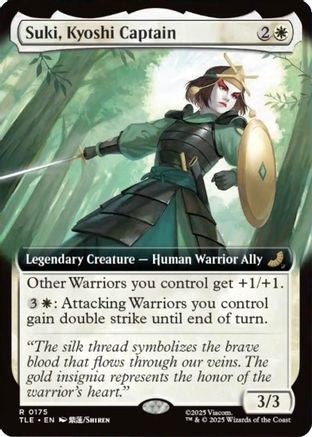 Suki, Kyoshi Captain (Extended Art) (TLE-175) - [Avatar: The Last Airbender: Eternal-Legal]