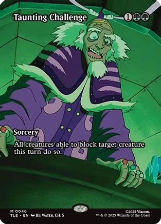 Taunting Challenge (Borderless) (TLE-046) - [Avatar: The Last Airbender: Eternal-Legal] Foil