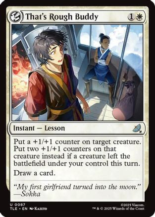 That's Rough Buddy (TLE-087) - [Avatar: The Last Airbender: Eternal-Legal] Foil