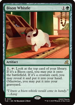 Bison Whistle (TLE-131) - [Avatar: The Last Airbender: Eternal-Legal] Foil
