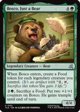 Bosco, Just a Bear (TLE-132) - [Avatar: The Last Airbender: Eternal-Legal]