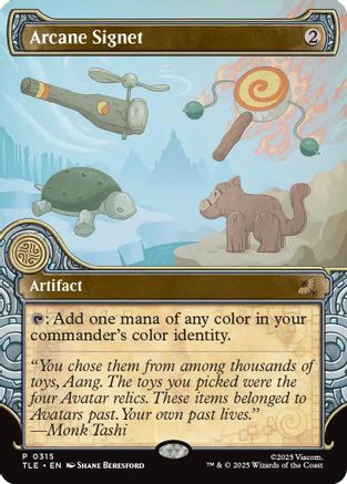 Arcane Signet (Showcase) (TLE-315) - [Avatar: The Last Airbender: Eternal-Legal]