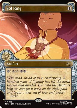 Sol Ring (Showcase) (TLE-316) - [Avatar: The Last Airbender: Eternal-Legal]
