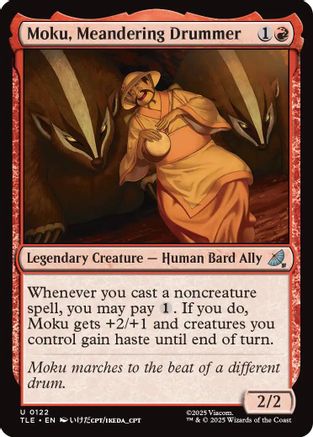 Moku, Meandering Drummer (TLE-122) - [Avatar: The Last Airbender: Eternal-Legal] Foil
