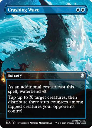 Crashing Wave (Borderless) (TLA-300) - [Avatar: The Last Airbender]