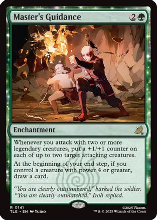 Master's Guidance (TLE-141) - [Avatar: The Last Airbender: Eternal-Legal] Foil
