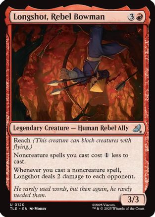 Longshot, Rebel Bowman (TLE-120) - [Avatar: The Last Airbender: Eternal-Legal] Foil